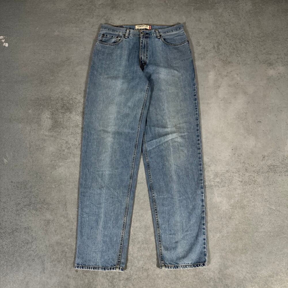 Levis 560 Comfort Fit Jeans Light Wash - Size: 34x30